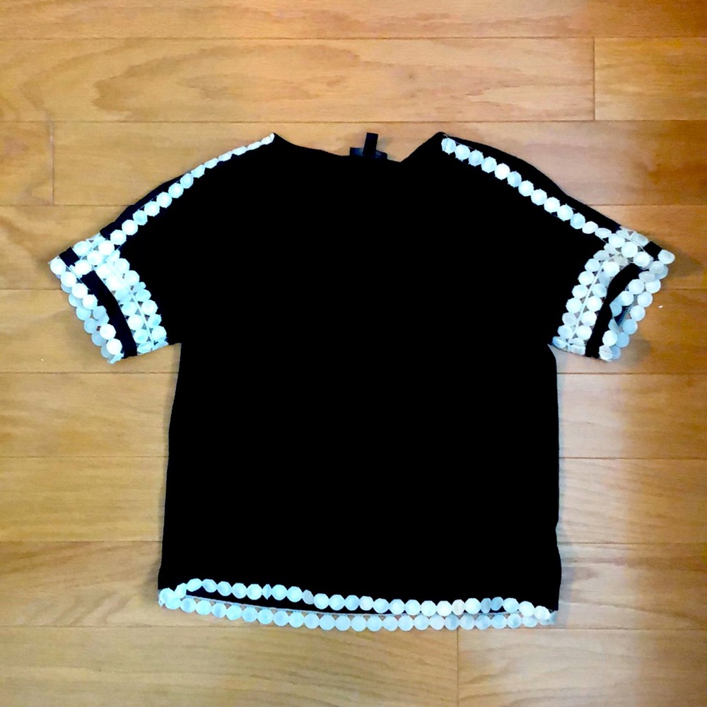 JCrew Short Sleeve Detailed Shirt